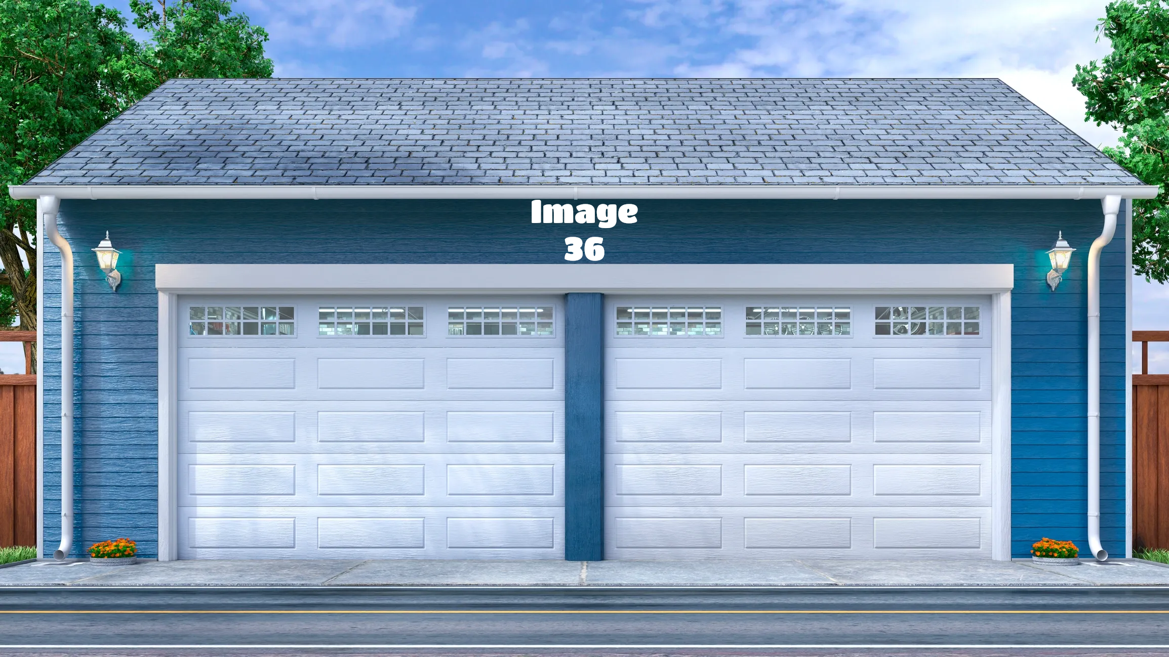 Garage door style 36