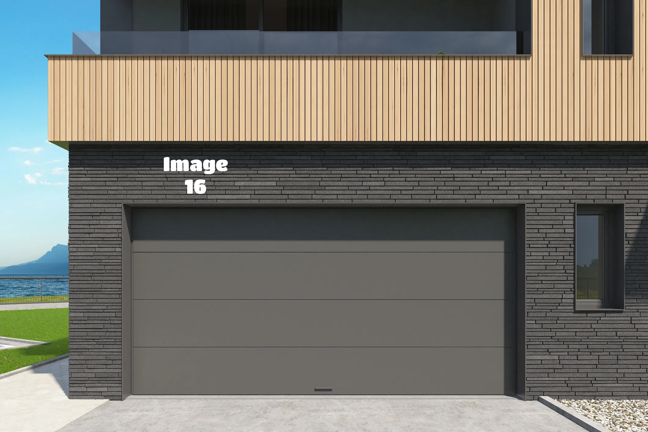 Garage door style 16